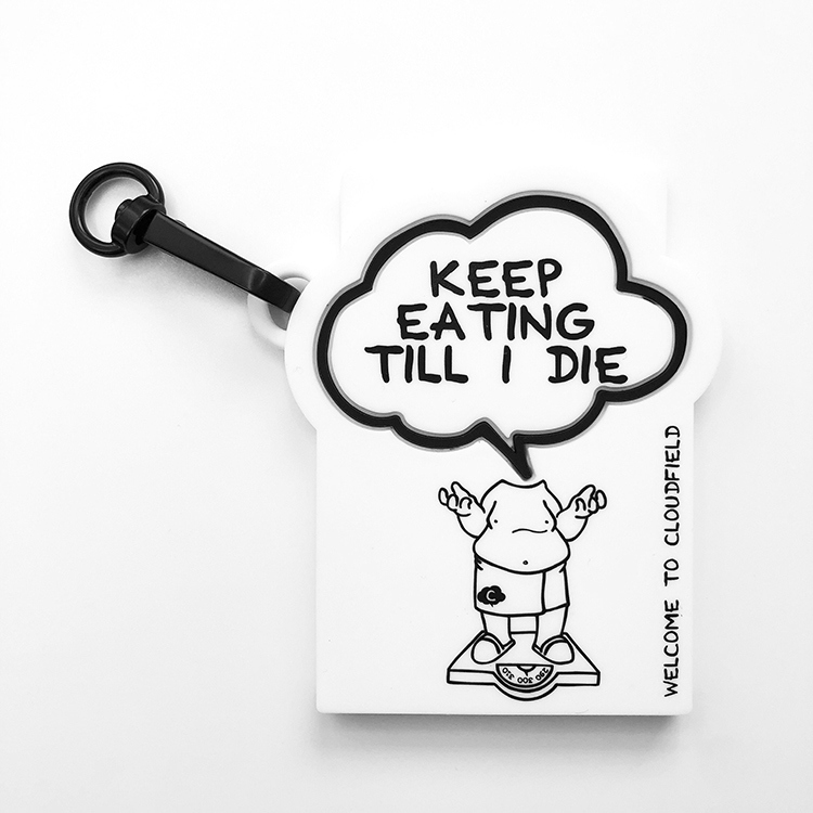 Candies x Cloudfield可黏貼式卡片槽-Keep Eating Till I Die