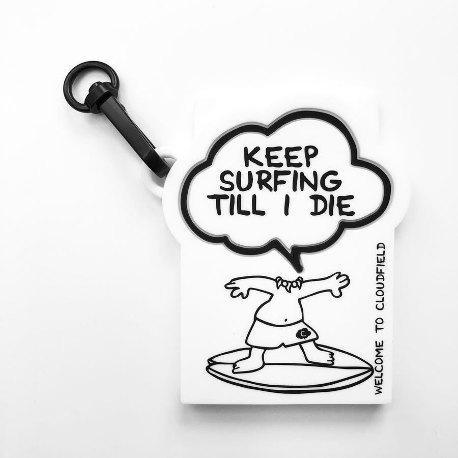 Candies x Cloudfield可黏貼式卡片槽-Keep Surfing Till I Die