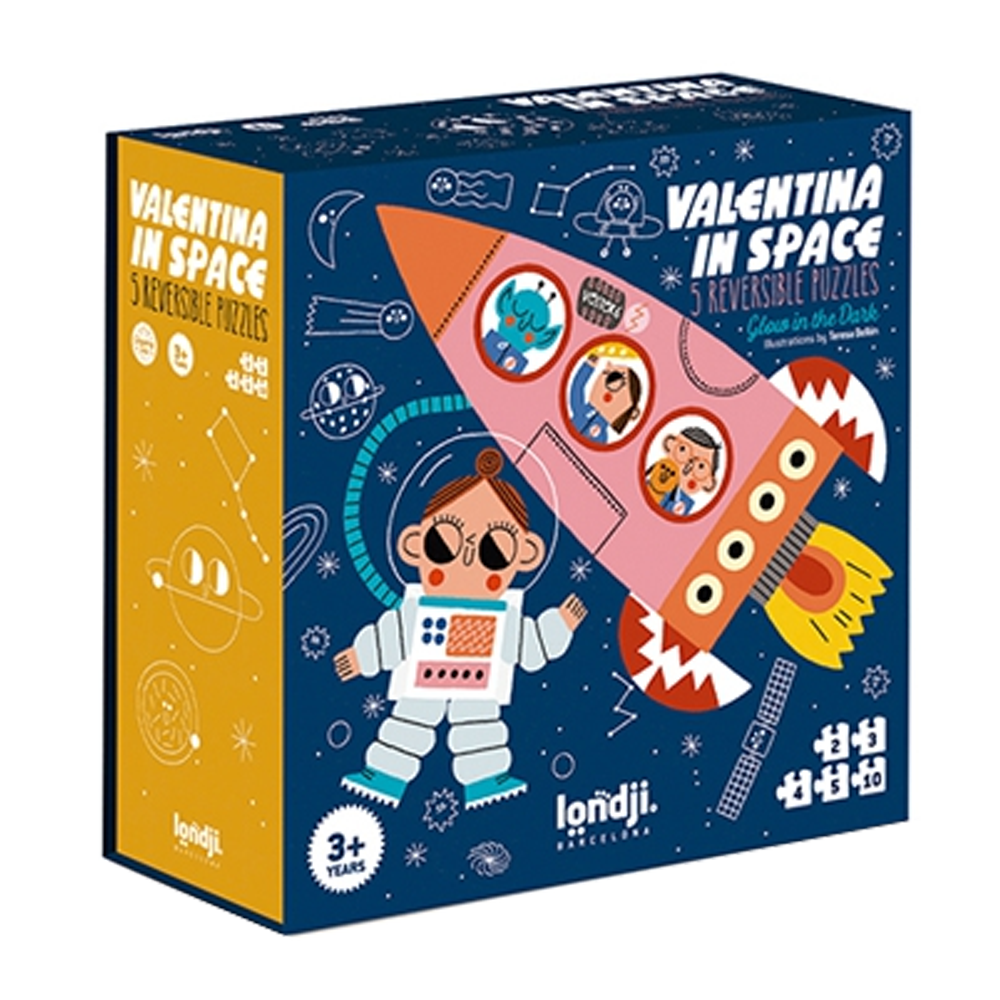 西班牙Londji 瓦倫蒂娜在太空夜光拼圖