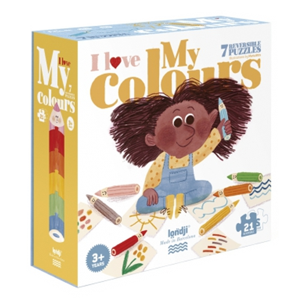 西班牙Londji 我愛我的顏色雙面拼圖