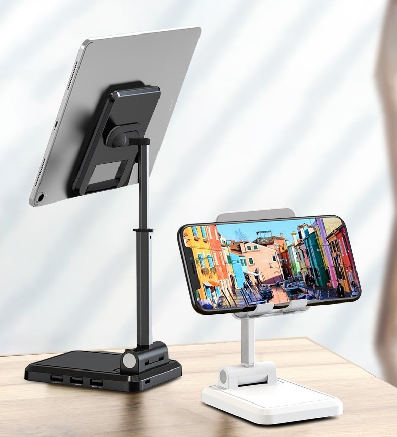 多功能可伸縮直播支架(白)