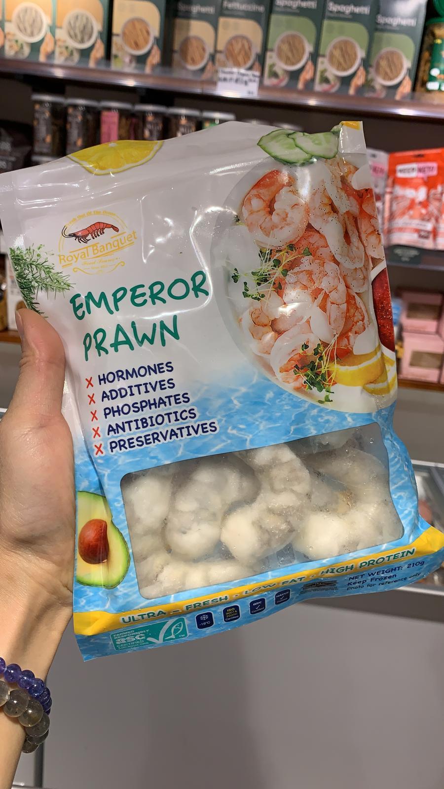 頂級帝皇白蝦仁(無添加)(ASC 可持續海產品)210g (急凍 -18°C)