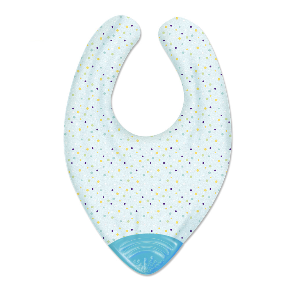 2合1棉織圍兜固齒器