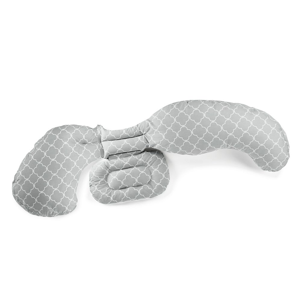 Boppy孕媽咪側睡舒壓枕(羅馬尼亞製)-冰銀灰