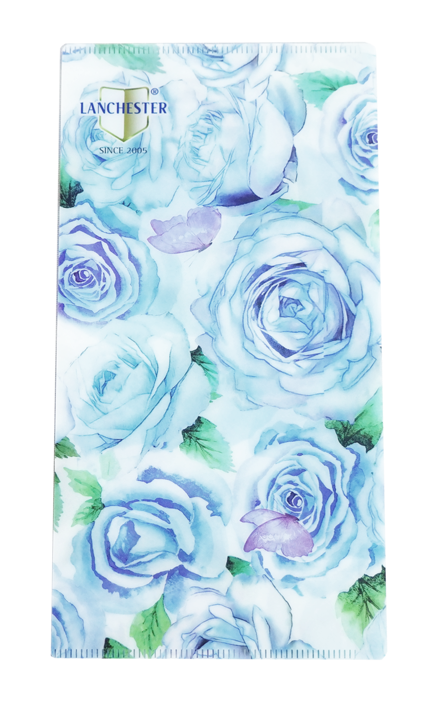 【藍玫瑰】藍玫瑰口罩套 22*11cm (三層分隔內層)