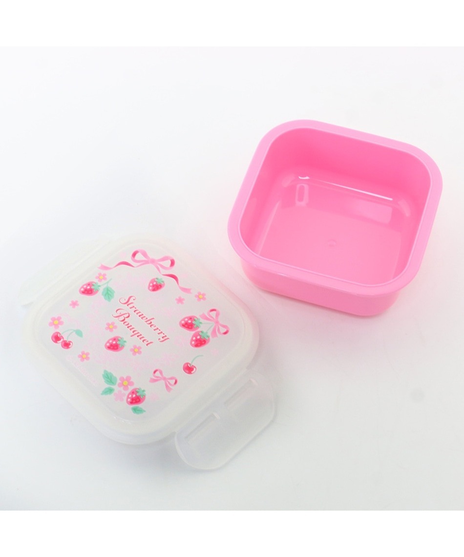 【日本Mother Garden】水果盒-草莓蝴蝶結 粉