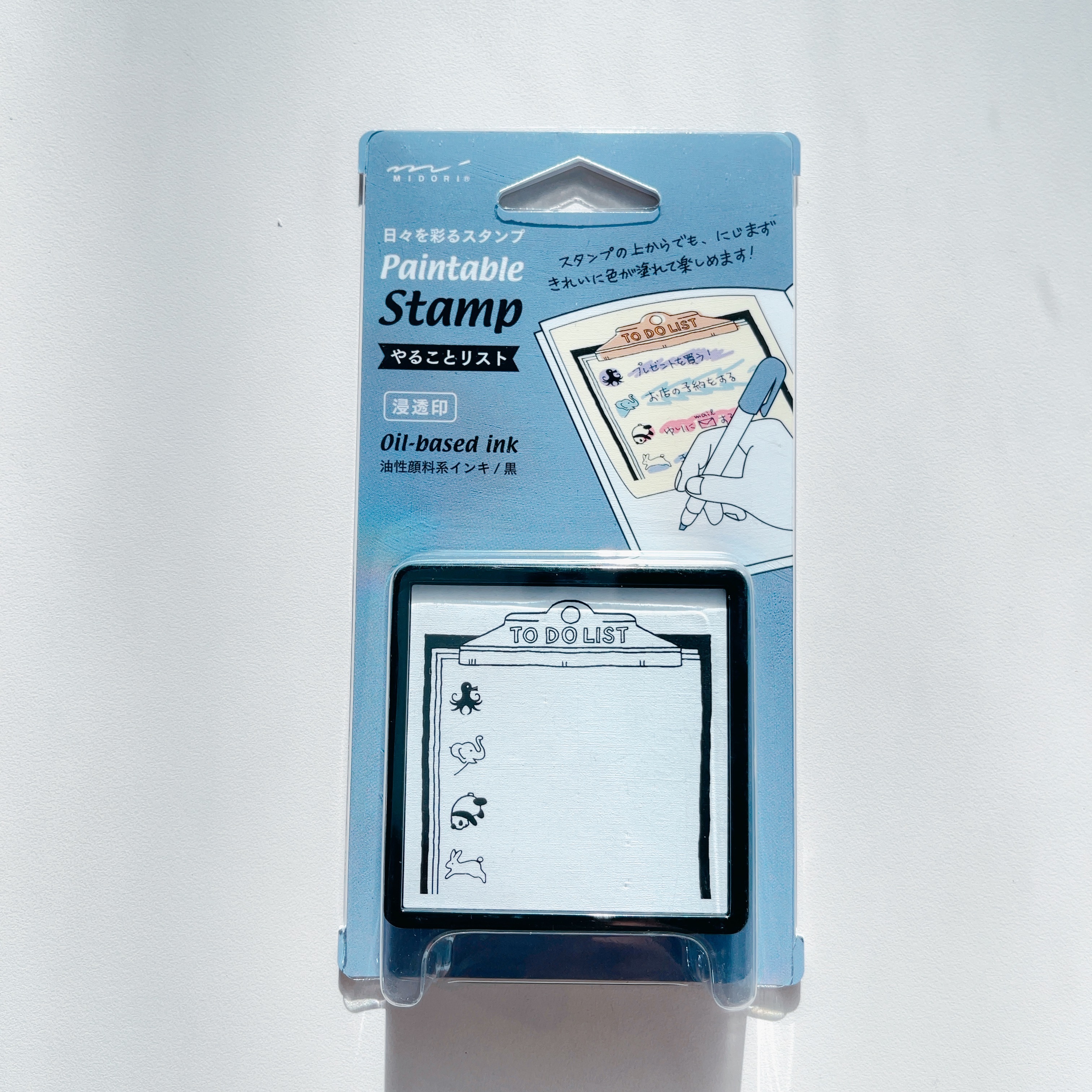 MIDORI 手繪浸透印章 待辦清單