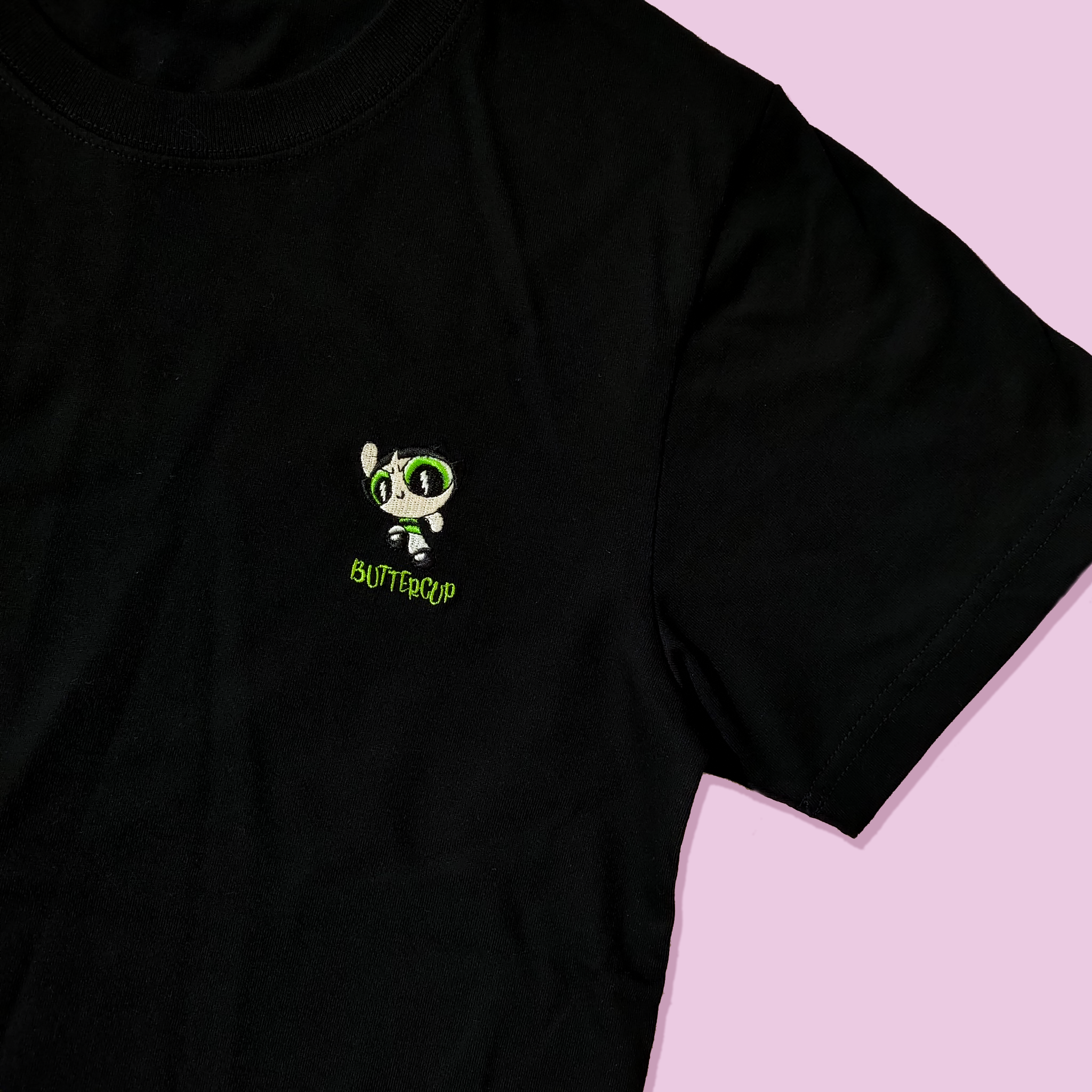 飛天小女警-電繡款T-shirt-毛毛-S/M/L