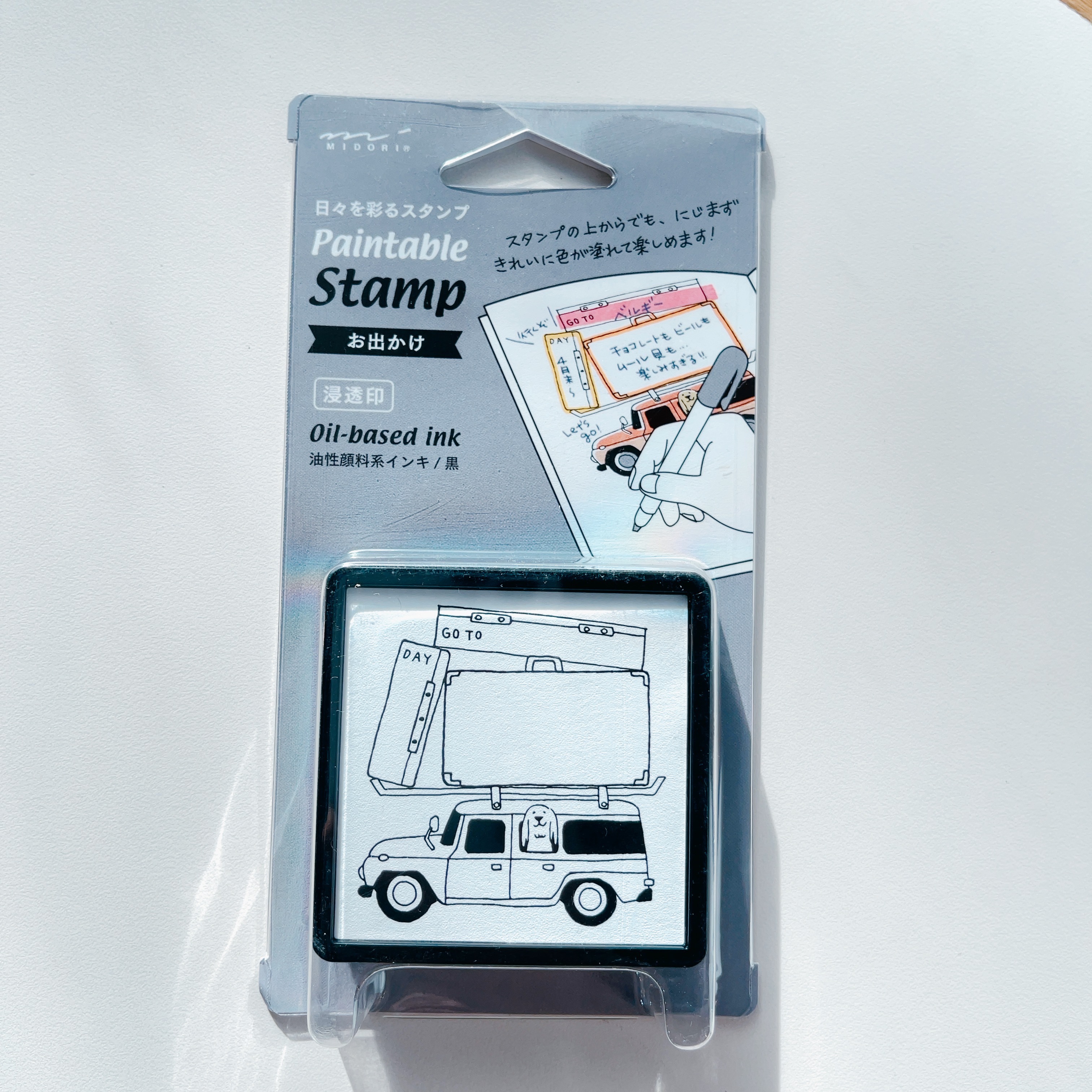 MIDORI 手繪浸透印章   旅遊