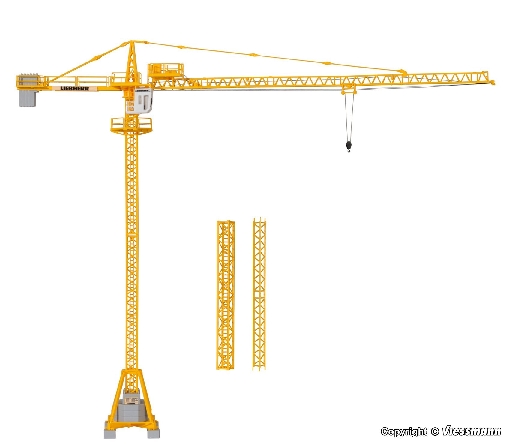 Kibri 10202 HO規 LIEBHERR tower crane 塔式起重機