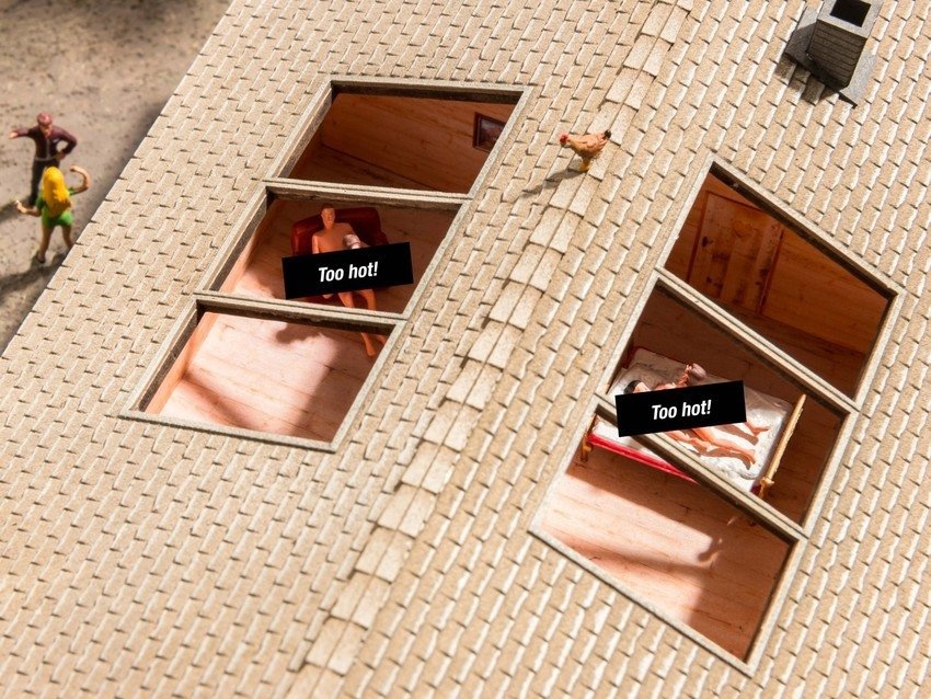 Noch 66705 HO scale, Chicken Farm „Hot Chick“ with micro-sound.18X