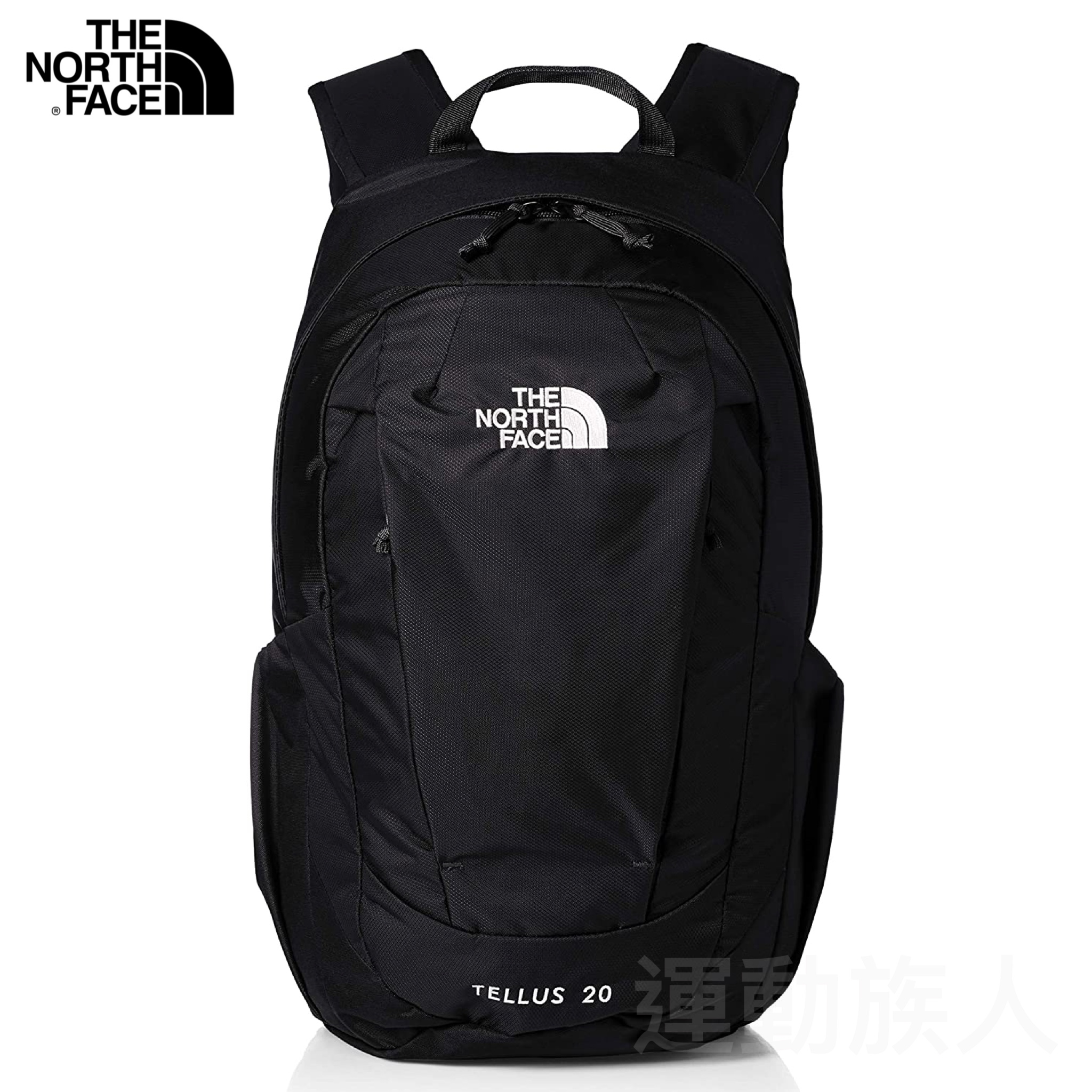 運動族人】20L THE NORTH FACE Tellus 20 連防雨罩行山遠足旅行背囊黑色