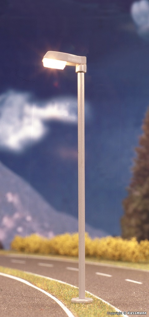 Viessmann 6092 HO規 Street light modern 路燈.LED白光