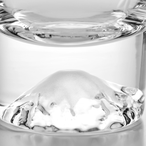 日本田島硝子富士山玻璃杯 15CM (日本製)