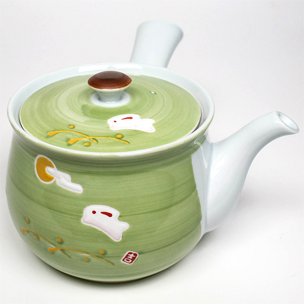 【有田燒】兔斗屋 特大 橫手急須0.6L