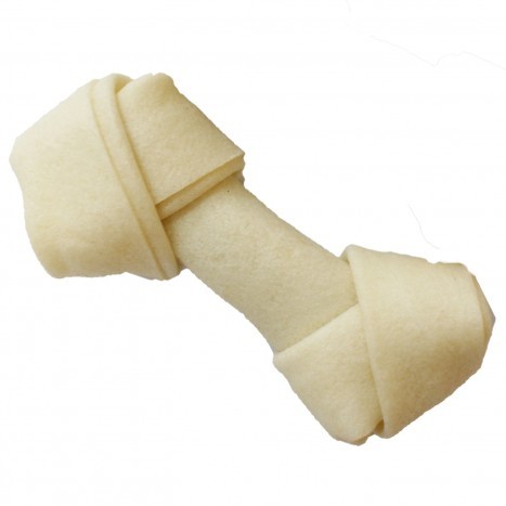 AMT牛奶牛皮骨結-7吋(135G) 狗零食