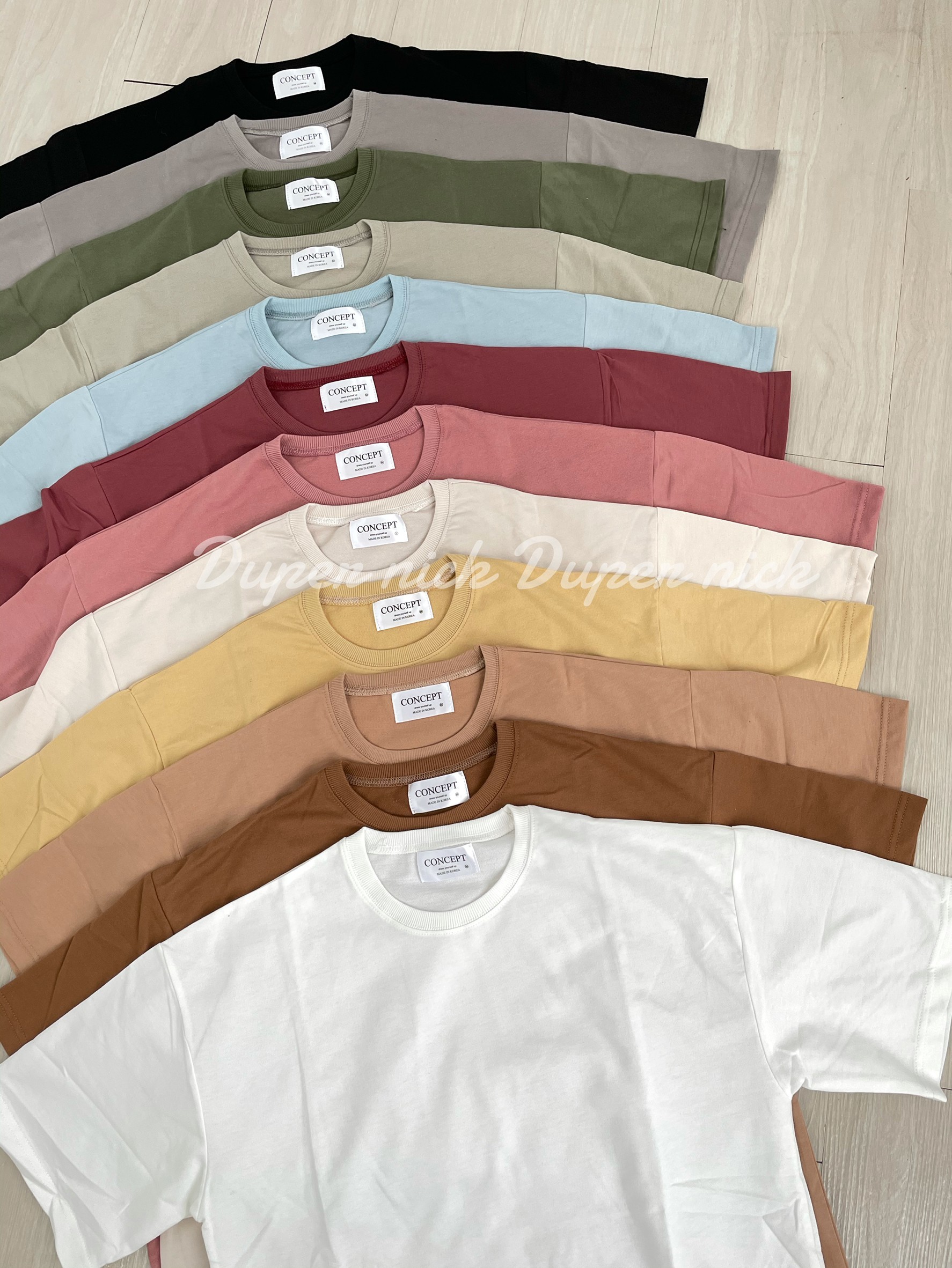 自訂款 細絨布素T im18634