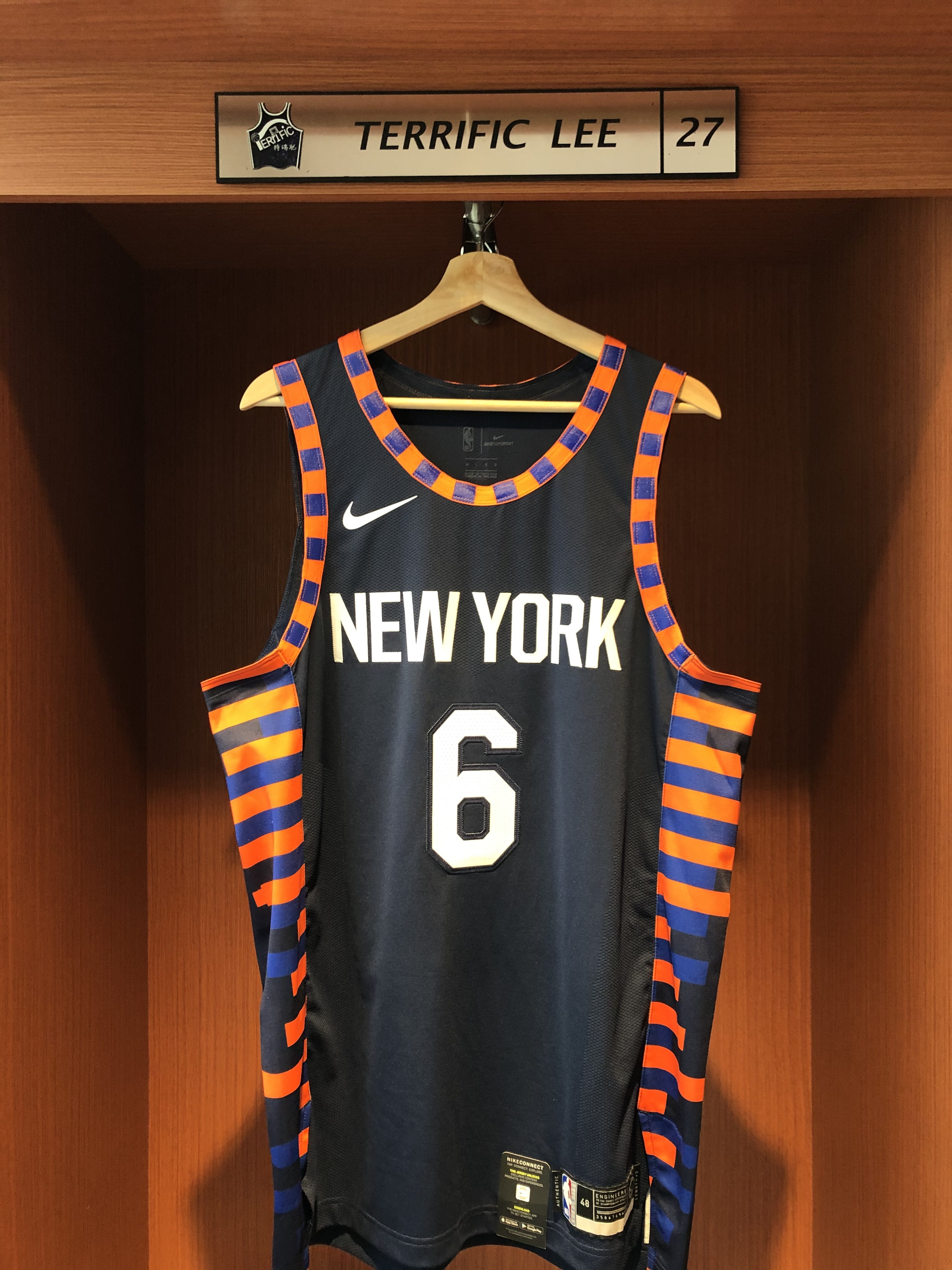 NBA球衣 Kristaps Porzingis 紐約尼克城市 City Nike Authentic 球員版 電繡 全新