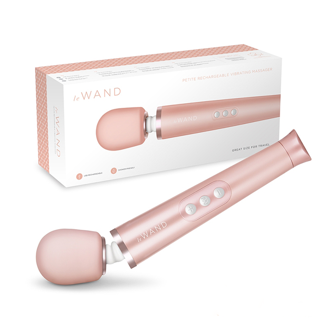 Le Wand Petite 充電式小型震動AV棒 (玫瑰金/紫色)