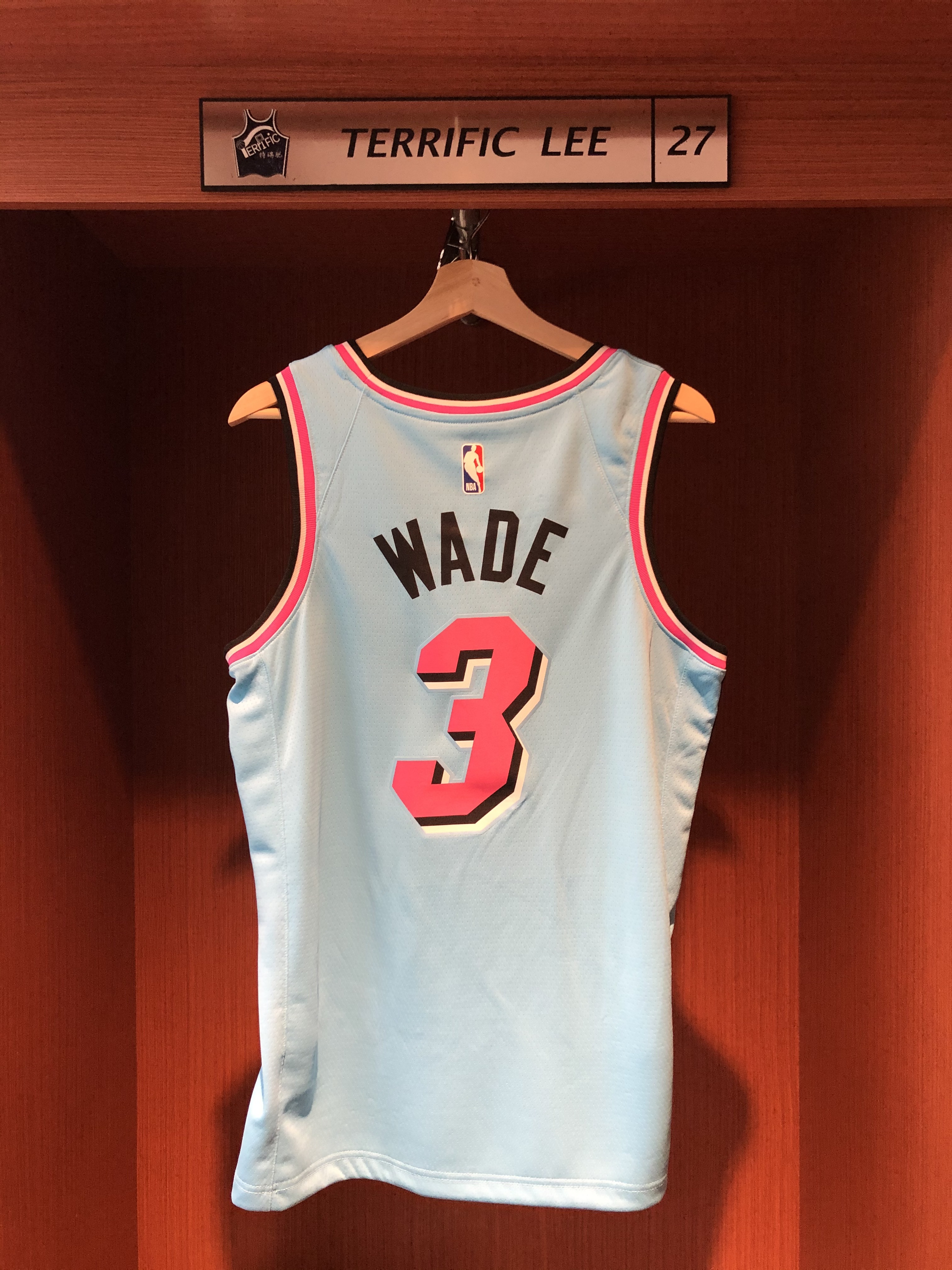 NBA球衣 Dwyane Wade 邁阿密熱火城市 City Nike Swingman 球迷版 熱轉印 含贊助商標 全新