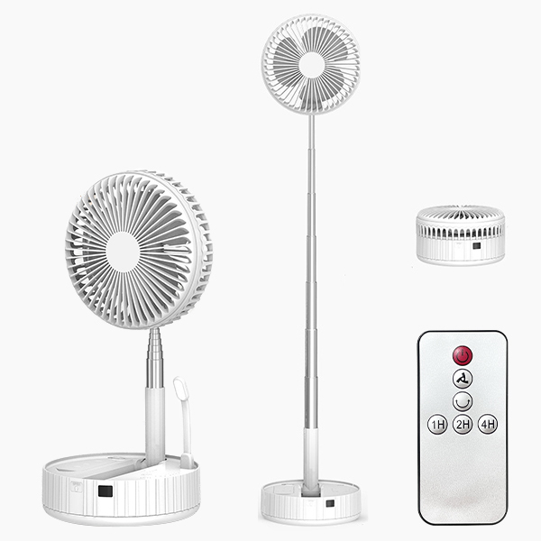 無印風 折疊伸縮風扇 8吋 可遙控電扇 | JOYA LED