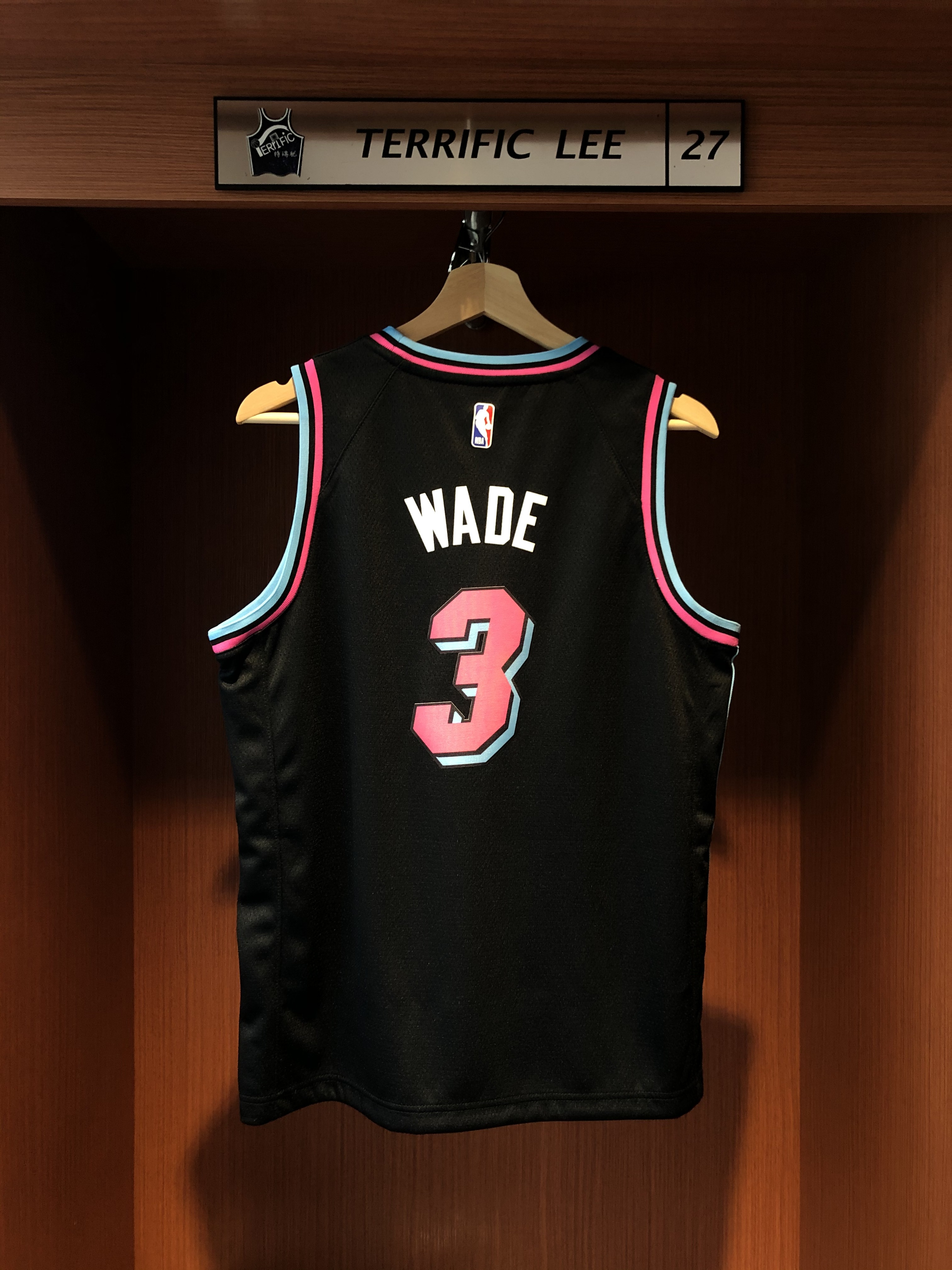 NBA球衣 Dwyane Wade 邁阿密熱火城市 City Nike Youth Swingman 青年版 球迷版 熱轉印 含贊助商標 全新