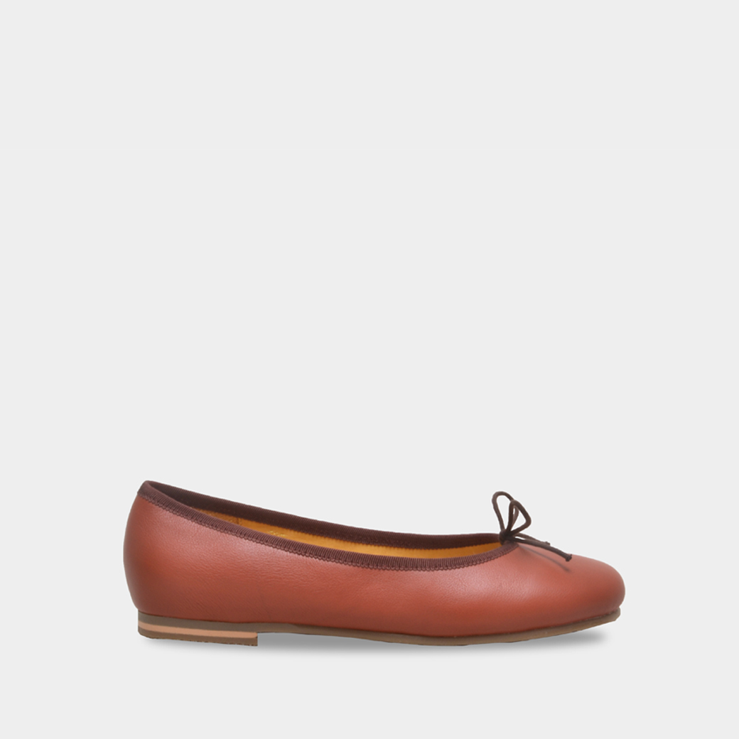 15606  橘咖 手工娃娃鞋