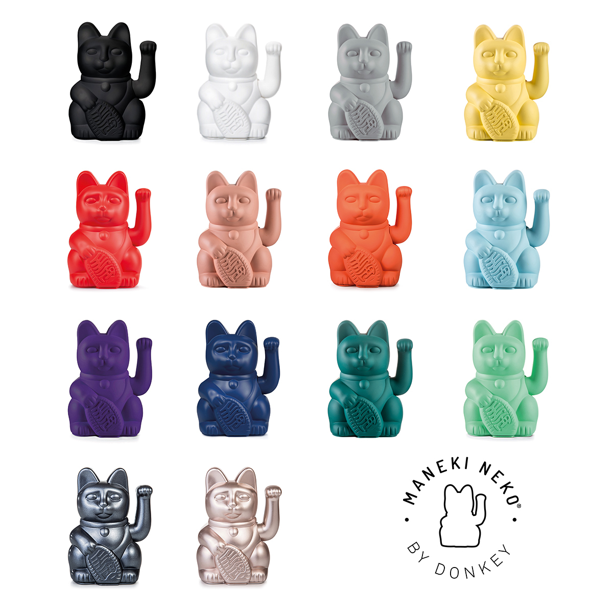德國品牌DONKEY 幸運繽紛 祈福招財貓