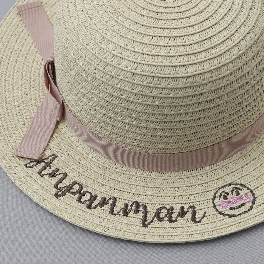 麵包超人女孩編織帽-粉紅50CM