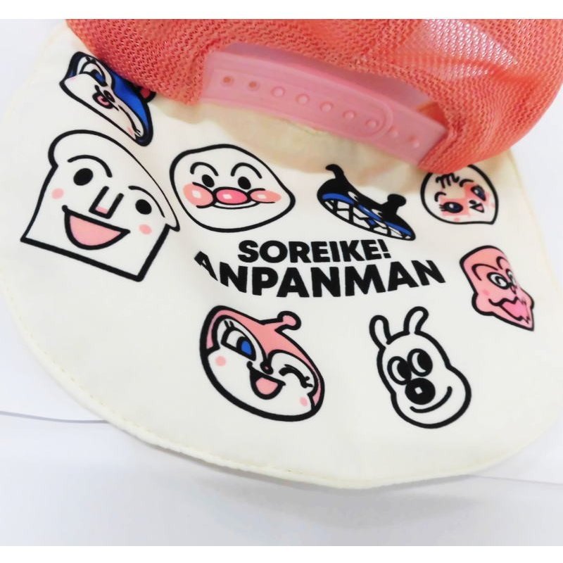 麵包超人遮陽經典帽-滿版 粉50CM