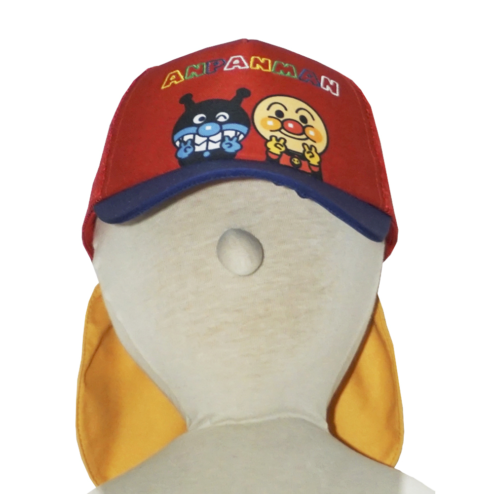 麵包超人遮陽經典帽-滿版 紅50CM