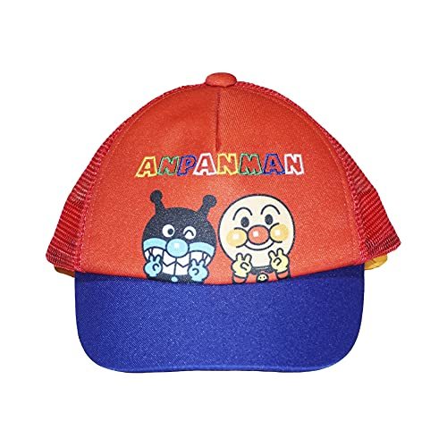 麵包超人遮陽經典帽-滿版 紅50CM