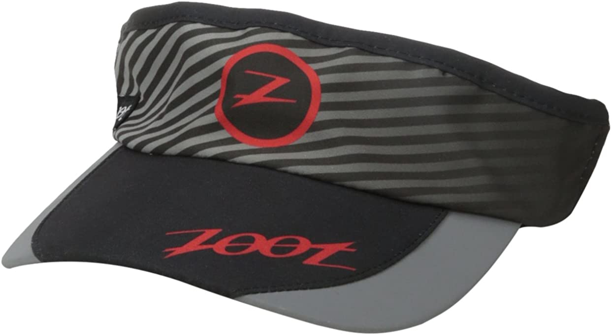 Zoot Stretch Visor Race Day Black Red