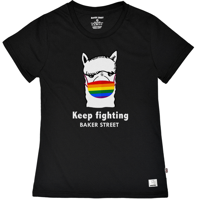 Alpaca Wear Rainbow Mask 彩虹口罩羊駝 女版短T