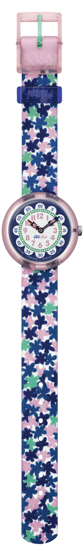 【Swatch - Flik Flak】Story Time 英倫風雛菊綻放腕錶 FBNP080 32mm 現代鐘錶
