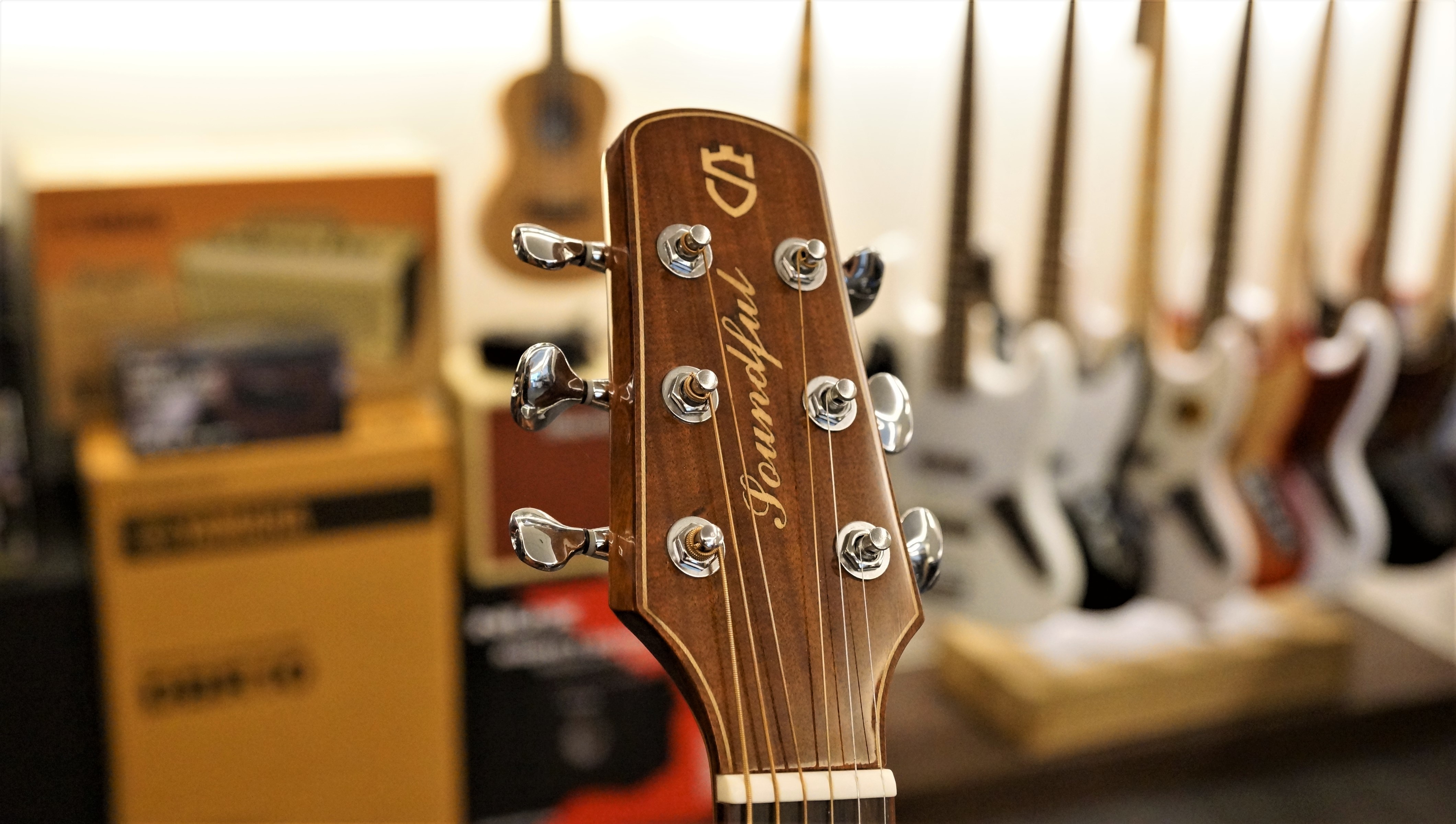 Soundful SJ-901 全單板木吉他 雲杉面單 桃花心木側背單 JF桶身 (附厚袋、配件包) 第 6 張圖片｜三峽吉他 / Bass