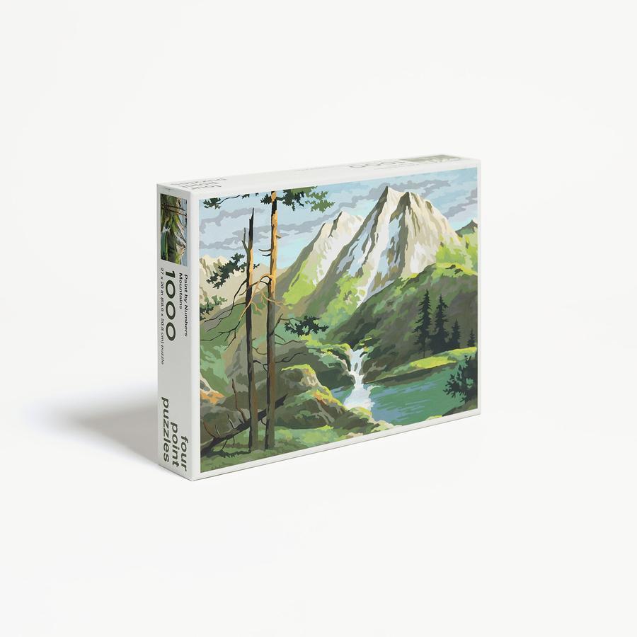 *已停產絕版*【FOUR POINT】數字繪畫 – 山脈 1000片拼圖