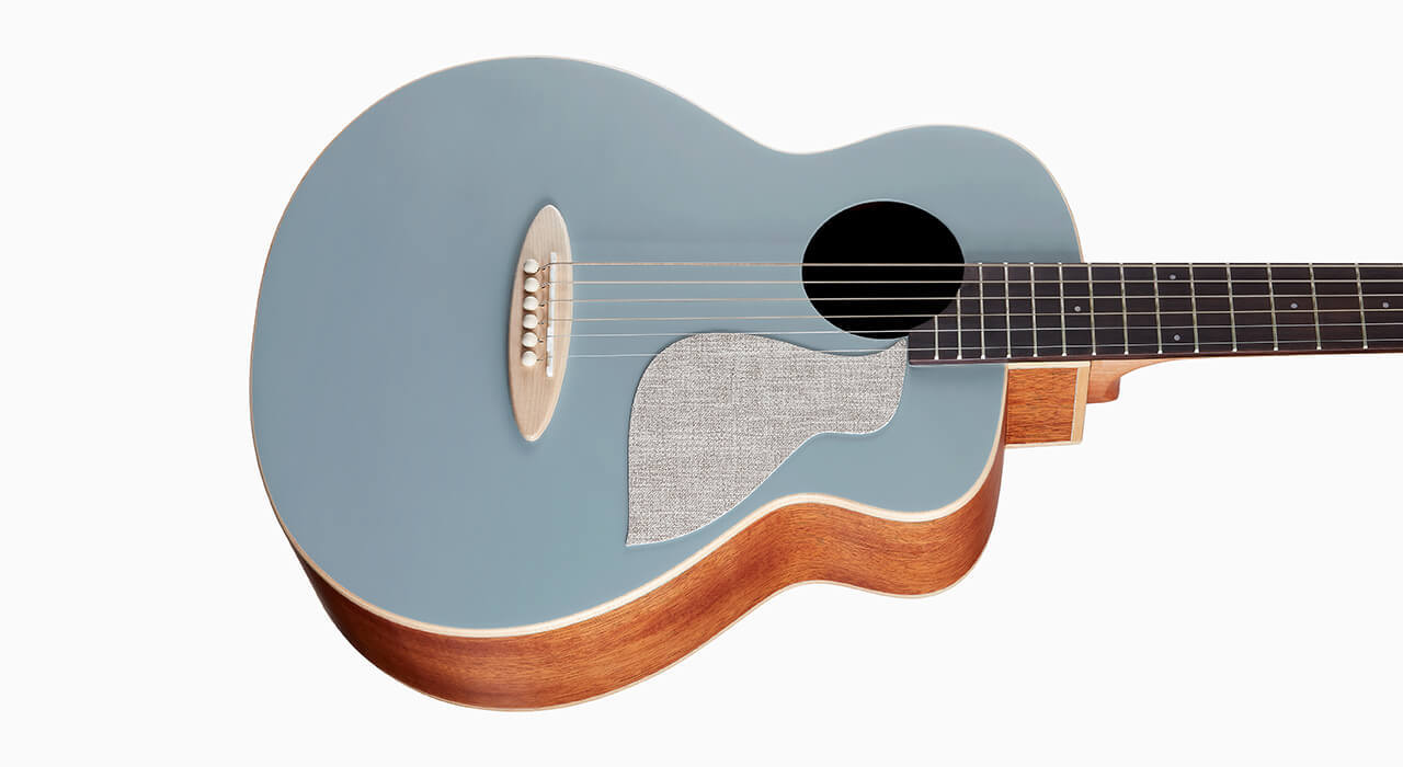 aNueNue aNueNue MC10-BA/MC10-BAE 原聲款 接電款 36吋 雲杉面單板 旅行吉他 鳥吉他 阿羅納藍【附原廠厚袋】 第 4 張圖片｜三峽吉他 / Bass