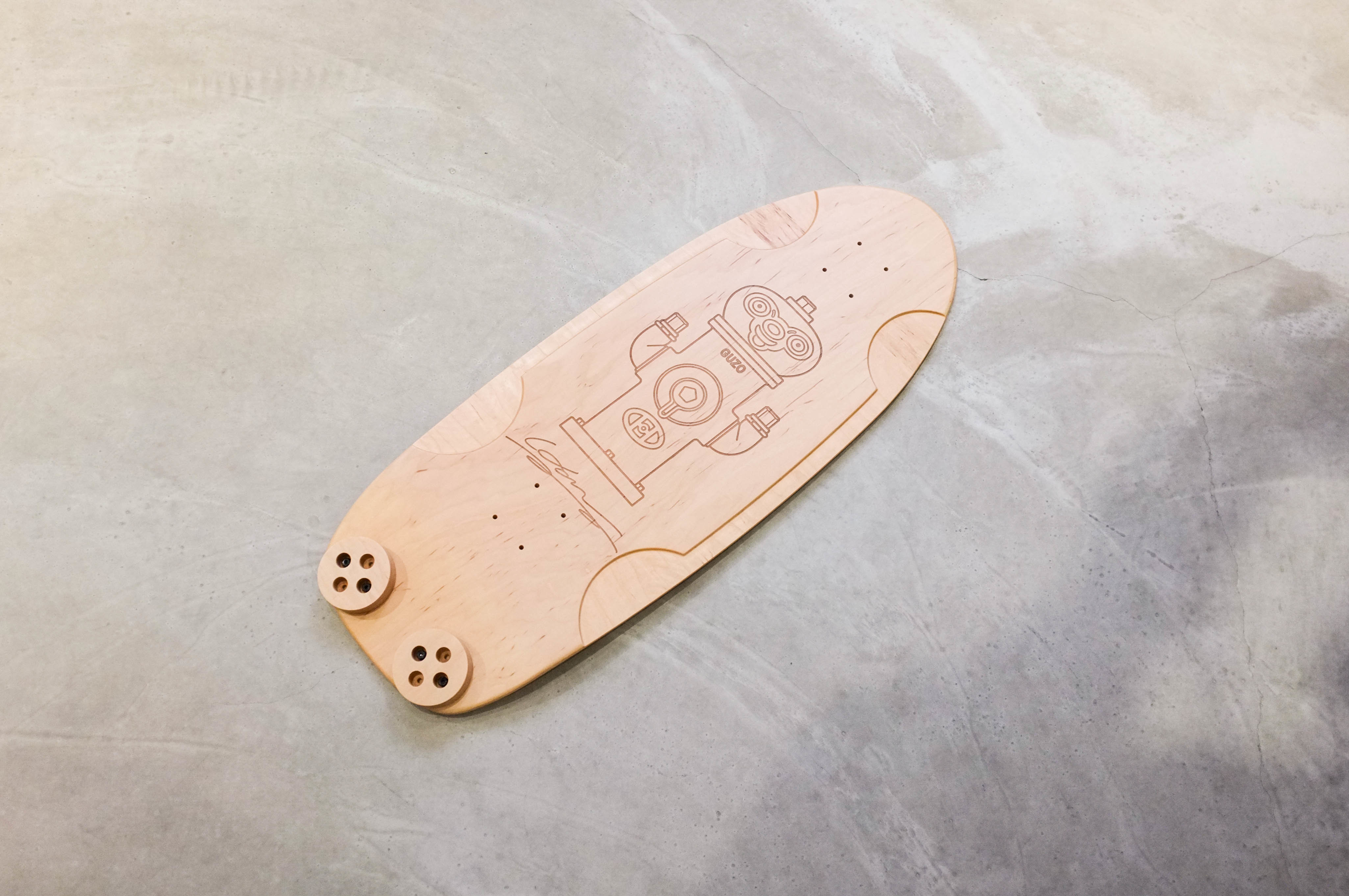 【車庫服飾】Haroshi x Tendo Mokko skateboard deck 木滑板 世界限量50