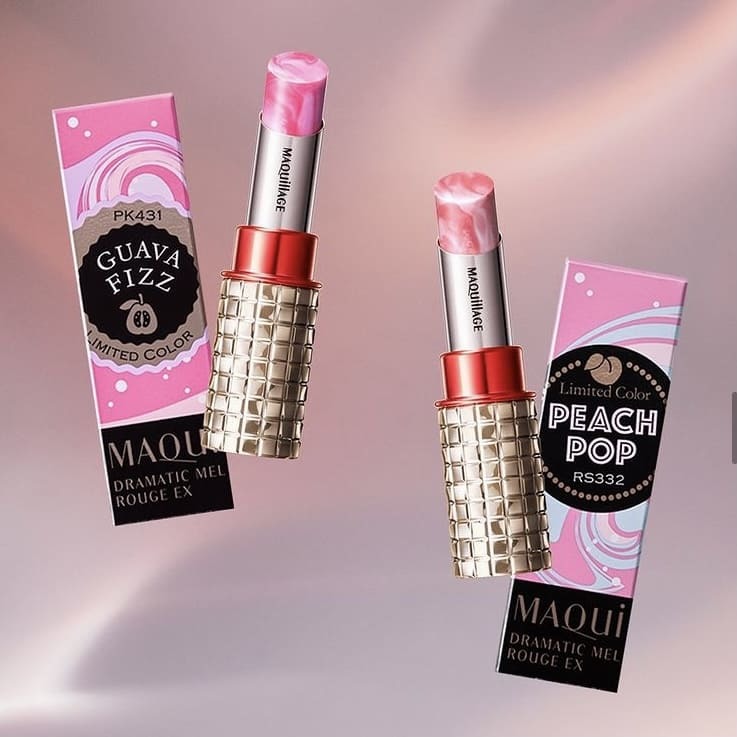 MAQUILLAGE Dramatic Rouge EX Limited Sparkling Fruit Color 心機星魅蜜光圈唇膏 氣泡特調