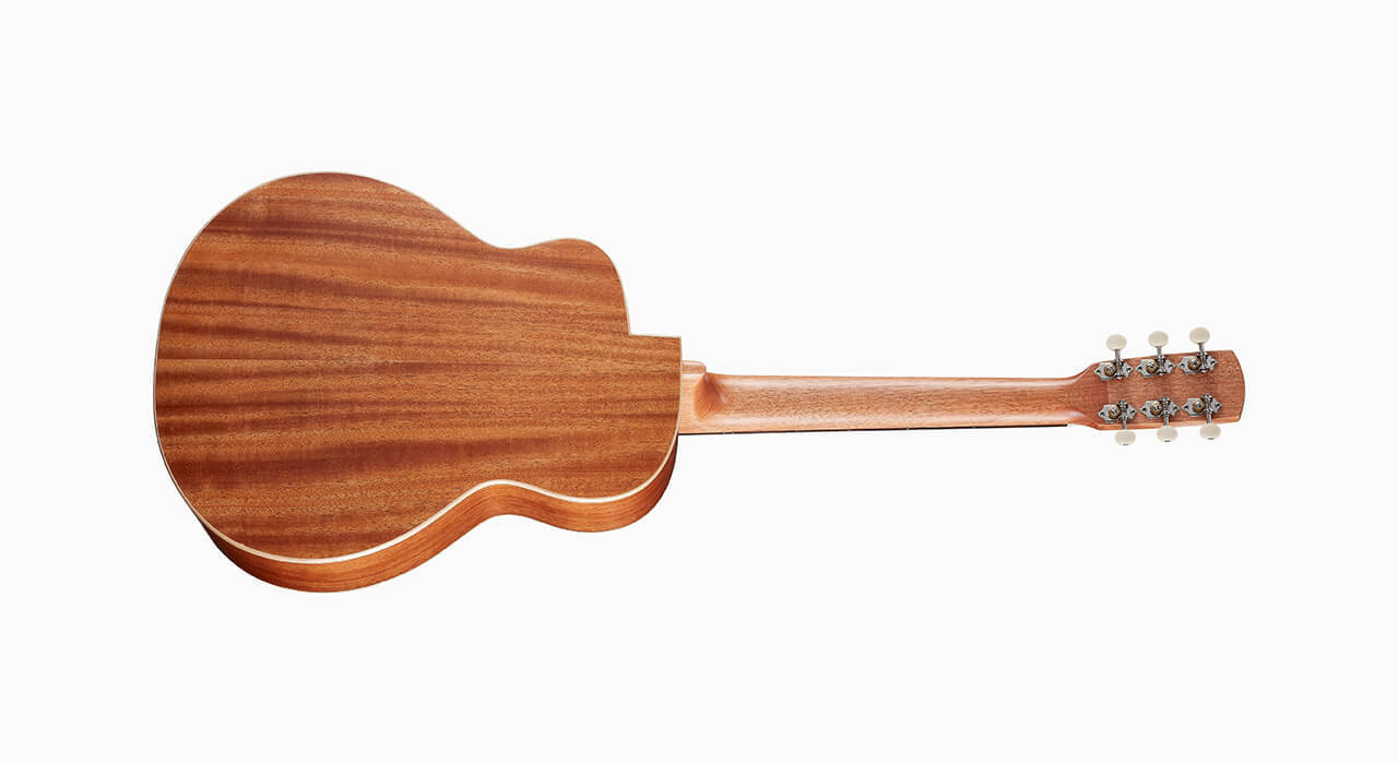 aNueNue aNueNue MC10-AM/MC10-AME 原聲款 接電款 36吋 雲杉面單板 旅行吉他 鳥吉他 杏奶白【附原廠厚袋】 第 4 張圖片｜三峽吉他 / Bass