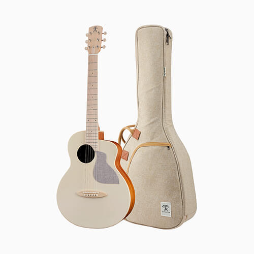 aNueNue MC10-AM/MC10-AME 原聲款 接電款 36吋 雲杉面單板 旅行吉他 鳥吉他 杏奶白【附原廠厚袋】
