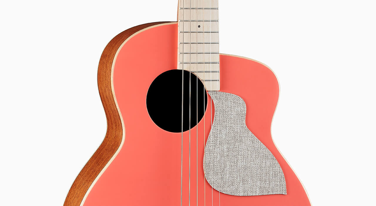 aNueNue aNueNue MC10-LC/MC10-LCE 原聲款 接電款 36吋 雲杉面單板 旅行吉他 鳥吉他 活珊瑚橘【附原廠厚袋】 第 5 張圖片｜三峽吉他 / Bass