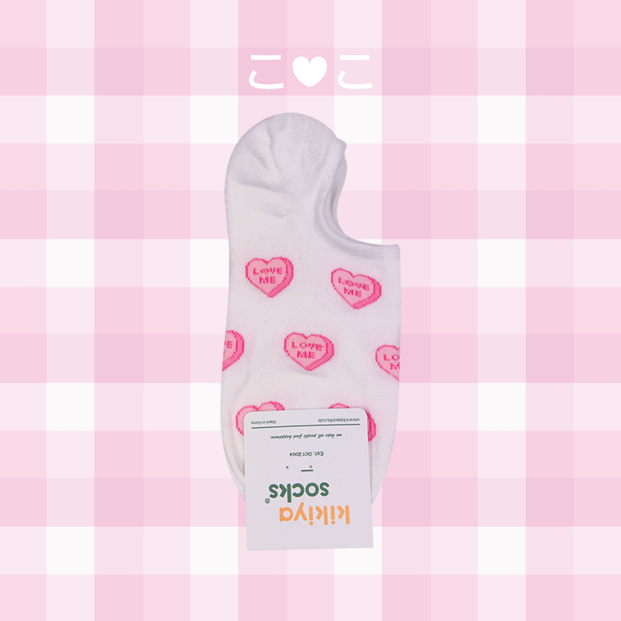 正韓 LOVE ME 愛心隱形襪