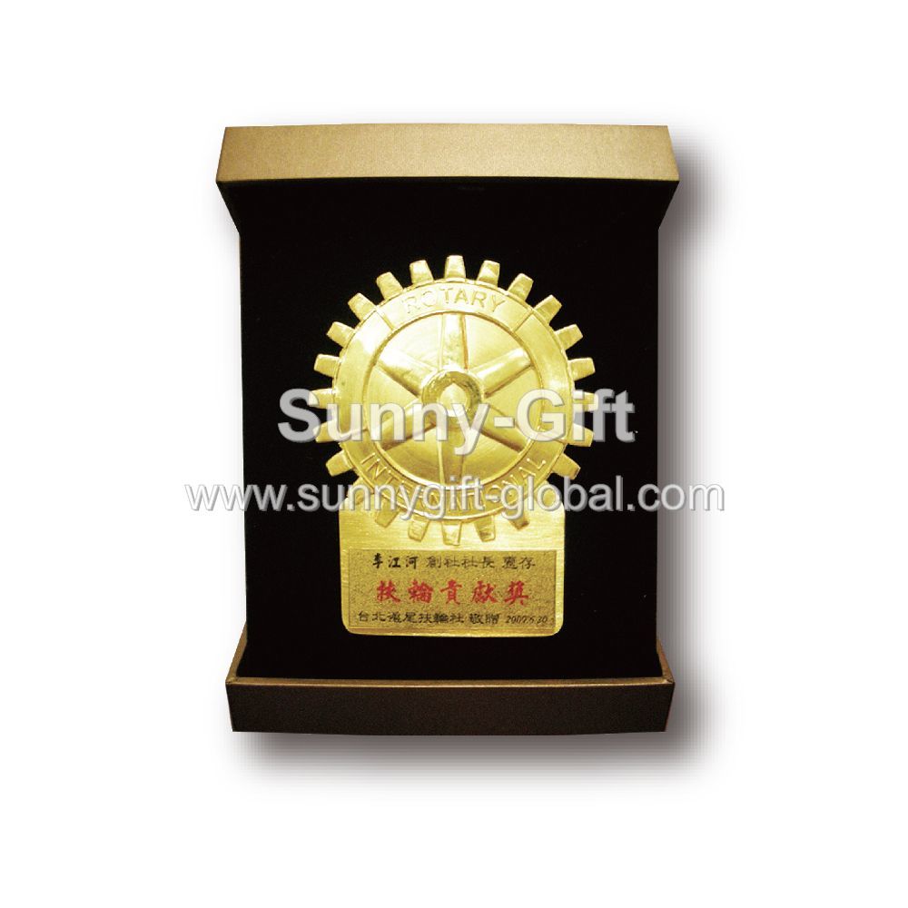 Customized Pure Gold Rotary Award