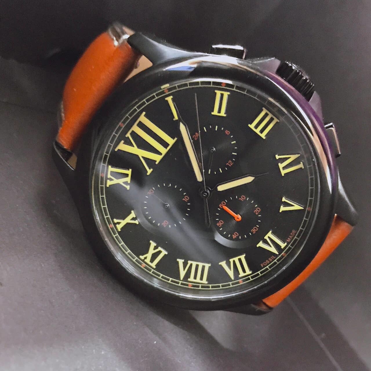 【FOSSIL】羅馬紳士計時手錶  FS5639 44mm 現代鐘錶