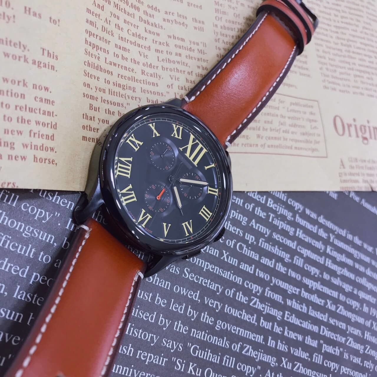 【FOSSIL】羅馬紳士計時手錶  FS5639 44mm 現代鐘錶