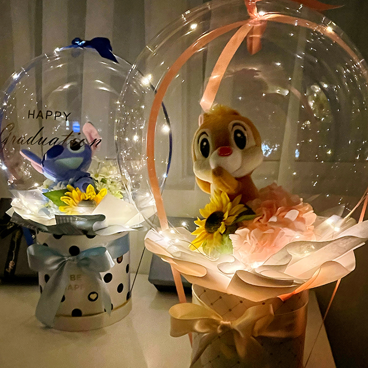 花禮系列丨水晶球花禮 - 娃娃系列