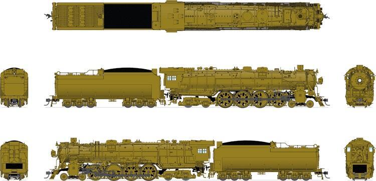 BLI 4924 HO規 Northern Pacific A-3 4-8-4 Paragon 3 數位音效冒煙蒸汽車