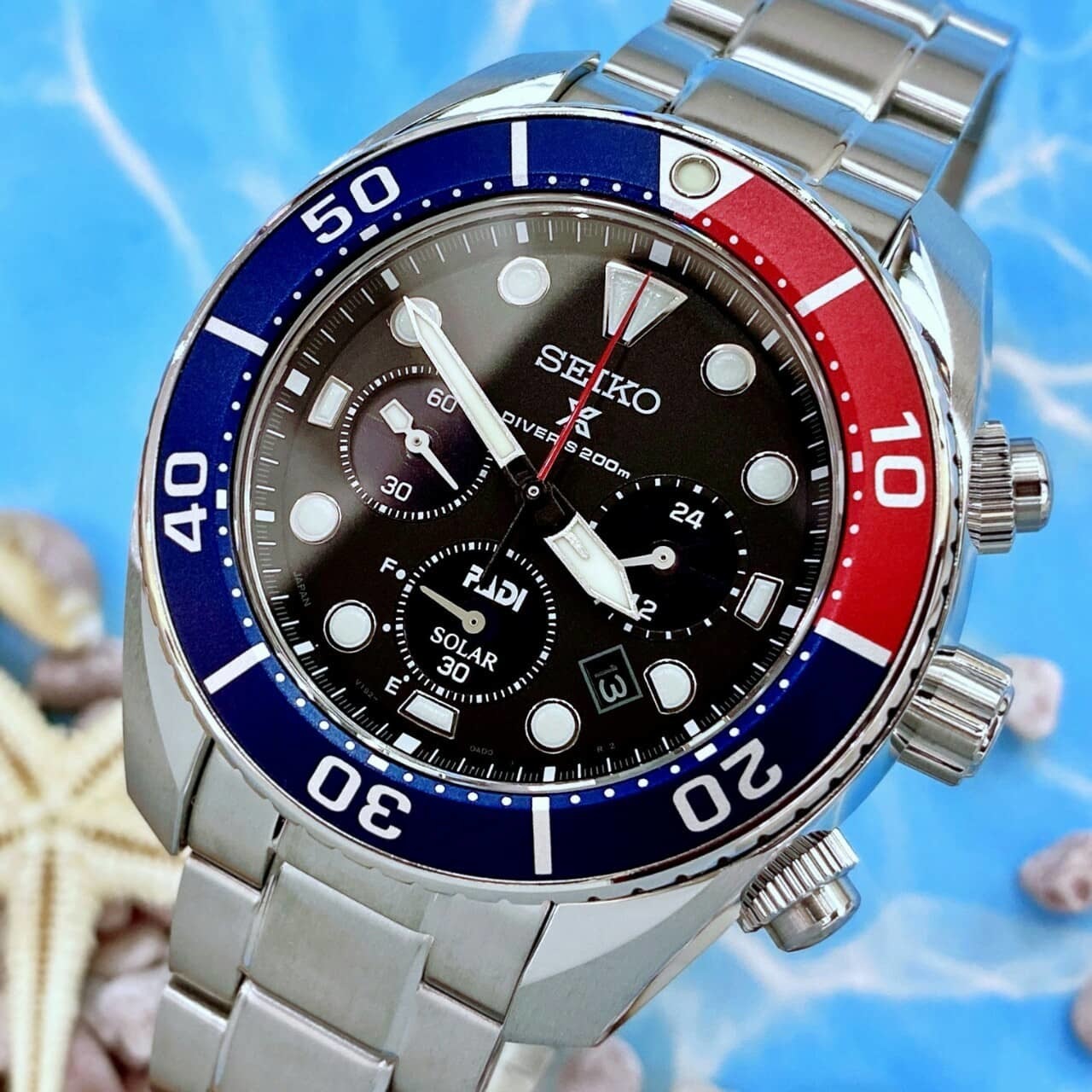 SEIKO 精工】PROSPEX PADI太陽能深潛戰艦潛水錶V192-0AD0R 44.5mm 現代鐘錶